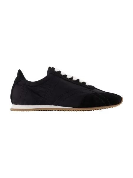 Sneakersy Toteme skórzane czarne