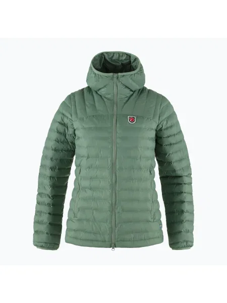 Дамско пухено яке Fjällräven Expedition Lätt Hoodie patina green зелено