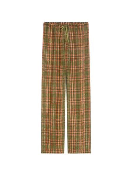 Pantaloni Dries Van Noten verde
