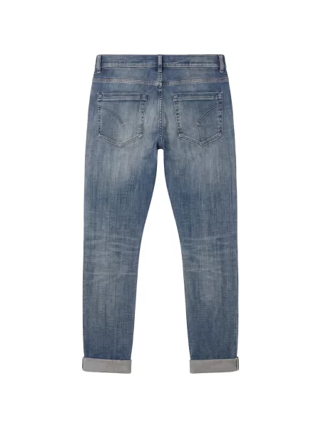 Skinny jeansy skinny Dondup niebieskie