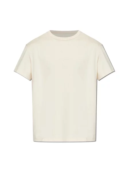 Koszulka Maison Margiela z logo beżowa