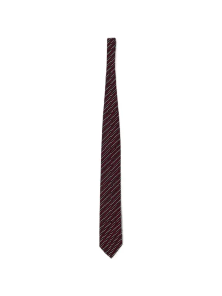 Cravată Zegna de mătase cu dungi roșu