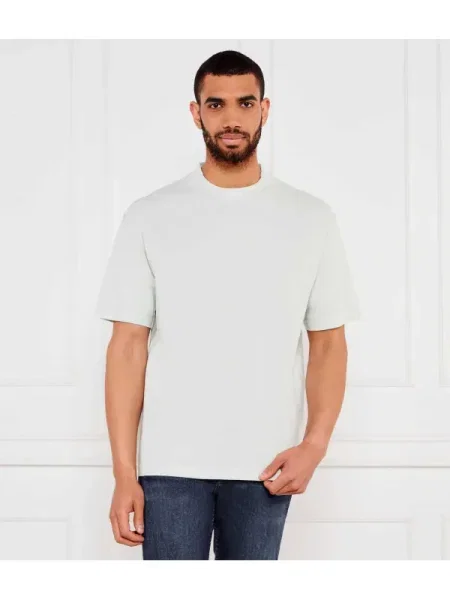 BOSS ORANGE Tricou Te_Dye | Oversize fit verde