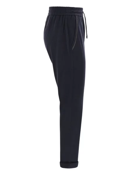 Pantaloni Brunello Cucinelli albastru