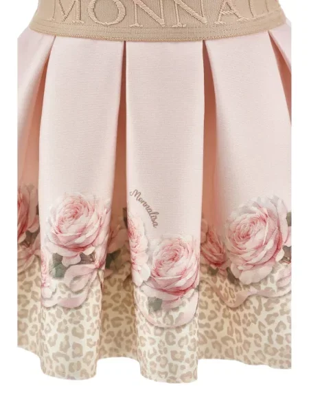 Spódnica mini dziecięca Monnalisa różowa