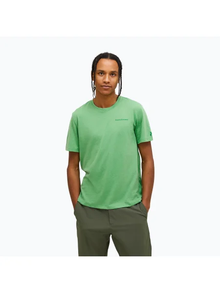 Tricou Peak Performance Explore Logo pentru bărbați mentă piperată