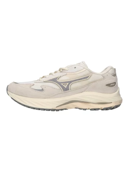 Buty do biegania Mizuno skórzane do biegania beżowe