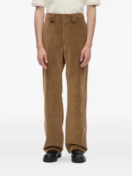 Pantaloni Berner Kühl de catifea cord maro
