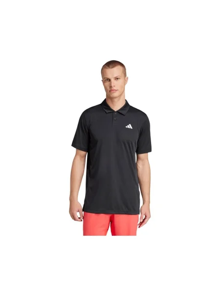 Tenisová polokošeľa Adidas čierna
