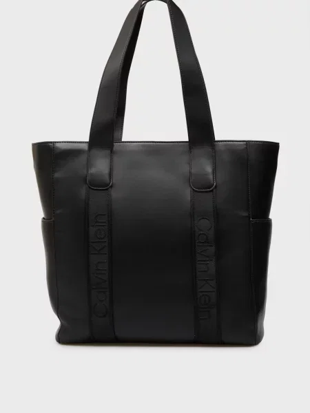Сумка Calvin Klein с ремешками черная