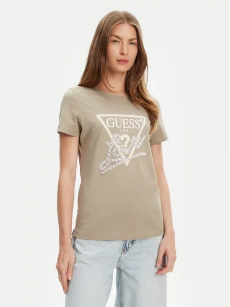 Guess T-Shirt zielony
