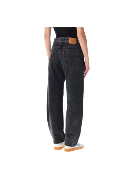 Szerokie jeansy Levi's czarne