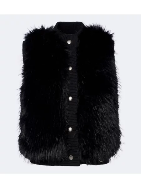 Vestă din puf Moncler negru