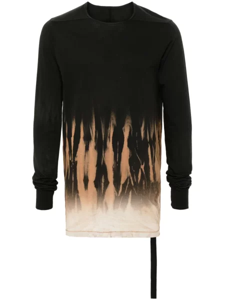 Tricou Rick Owens Drkshdw cu imagine cu imprimeu abstract negru