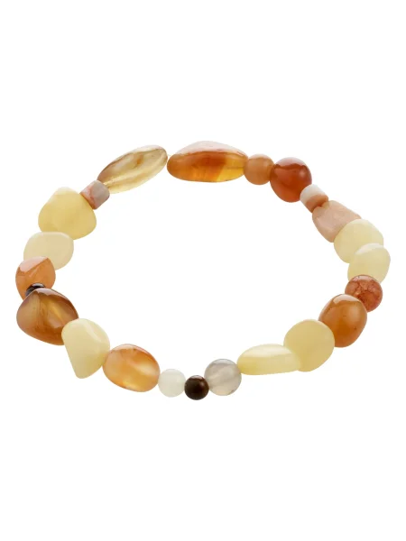 Pilgrim Zapestnica Iris konjak / rumena bela