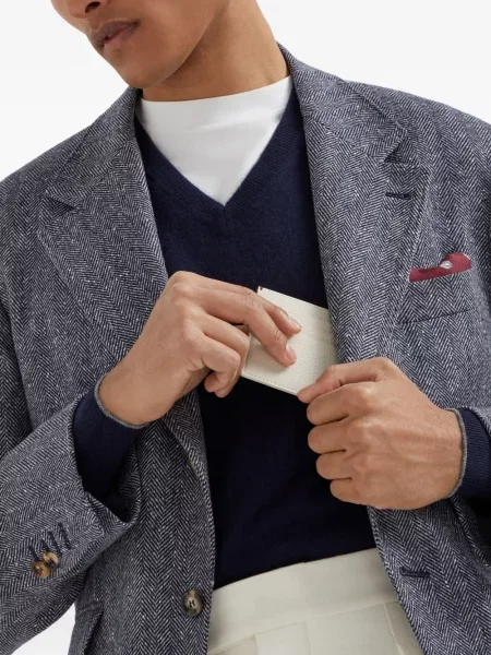 Portofel Brunello Cucinelli alb