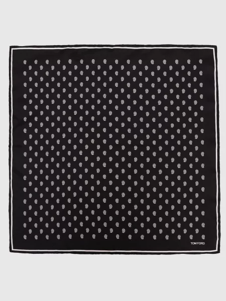 Шелковый платок Tom Ford черный