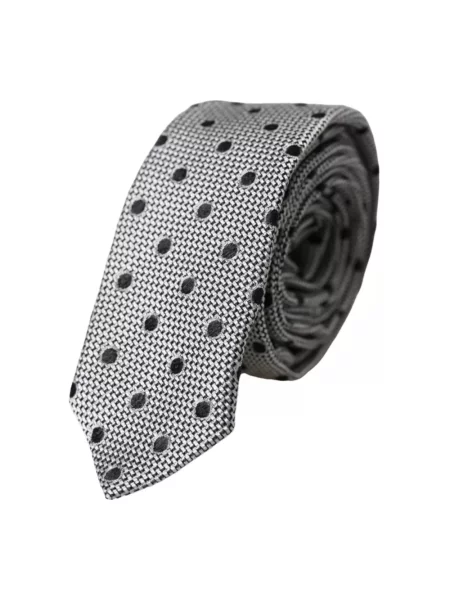 Krawat Dolce And Gabbana szary
