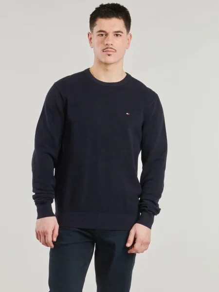 Mikina bez kapucne Tommy Hilfiger modrá