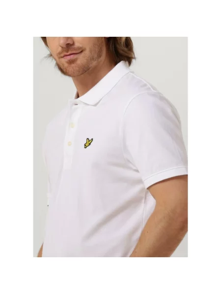 Koszulka polo Lyle & Scott biała