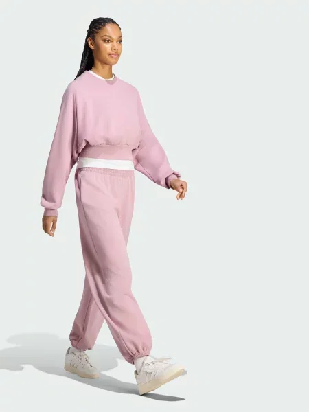 Свитшот Adidas фиолетовый