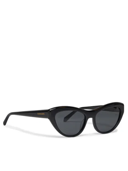 Ochelari de soare Salvatore Ferragamo negru