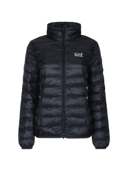 Matlasat geacă Ea7 Emporio Armani cu imagine negru