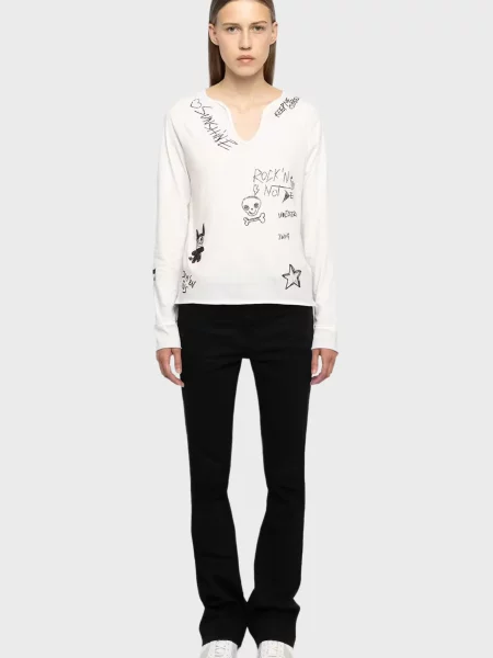 Лонгслив Zadig&voltaire белый