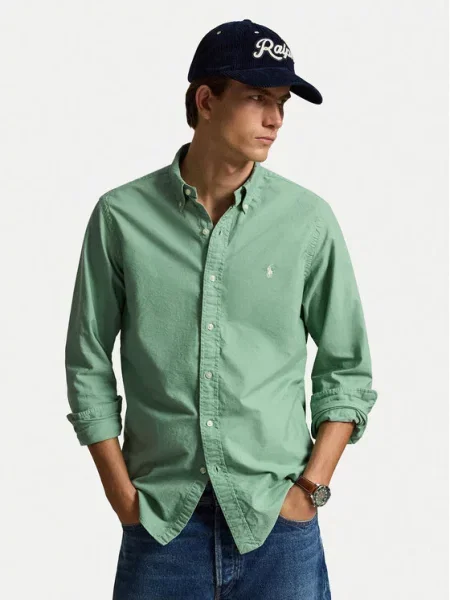 Polo Ralph Lauren Cămașă deschis verde