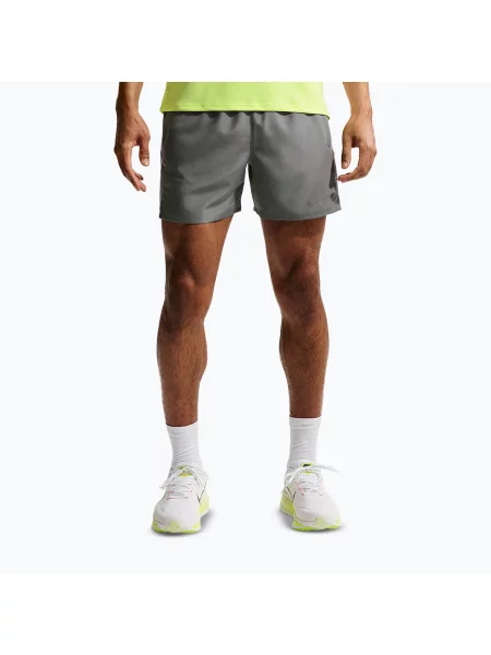 Мъжки шорти за бягане Nike Miler Dri-Fit 5" smoke grey/smoke grey сиво