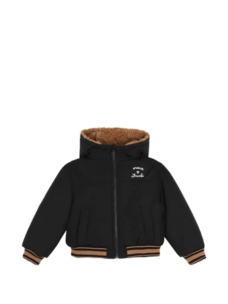 Bluza z kapturem dziecięca Marc Jacobs brązowa
