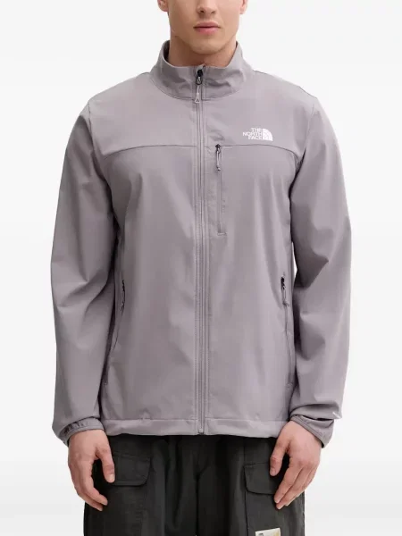 Ușor geacă The North Face cu imagine gri