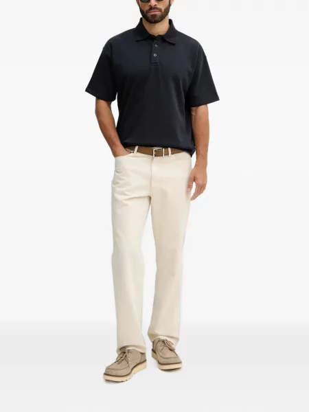 Scurt tricou polo Lindbergh negru