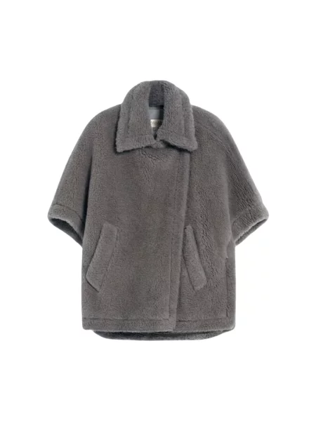 Kurtka Max Mara wełniana szara