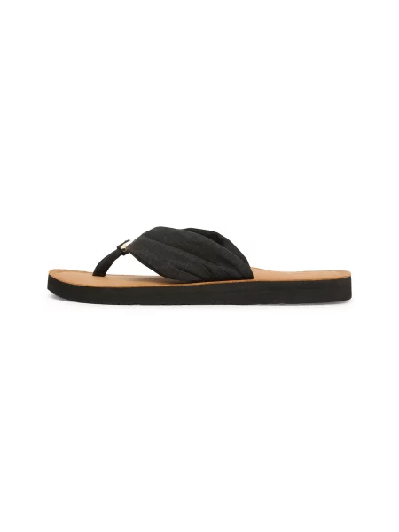 Japonke Tommy Hilfiger Th Ltr Footbed Summer Sandal črna