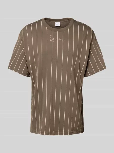 T-shirt z wyhaftowanym logo Karl Kani