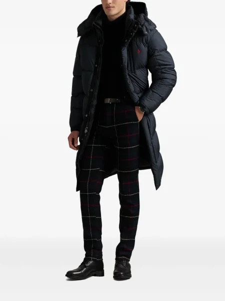 Vlněná zateplená džínová bunda Polo Ralph Lauren s oděrkami modrá