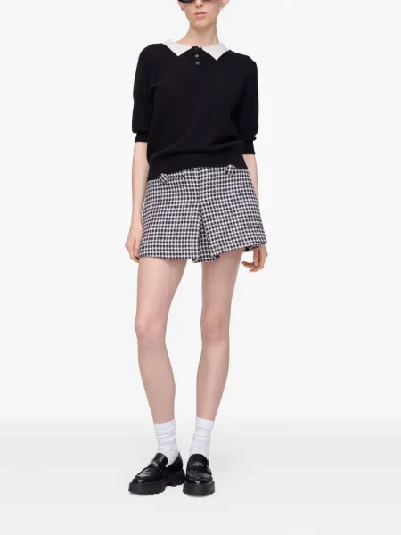 Fusta mini Marc Jacobs din tweed negru