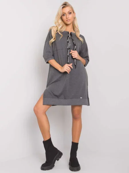 Rochie Fashionhunters de costum gri