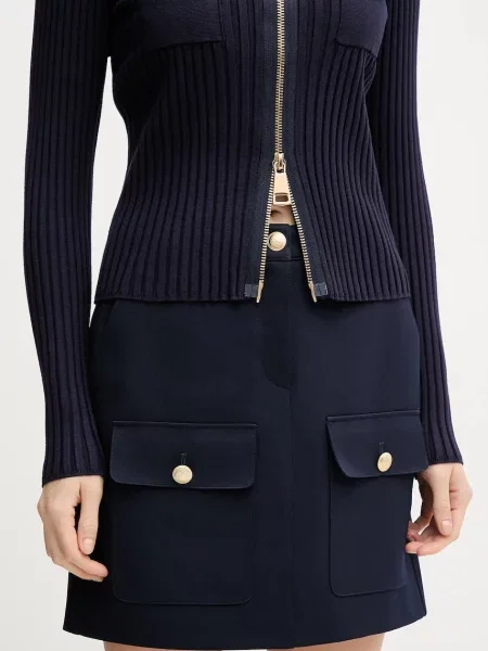 Marc Aurel fustă bleumarin mini drept