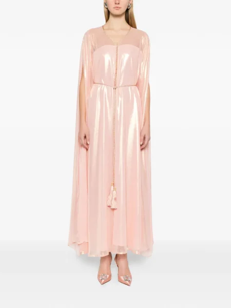 Rochie maxi Reem Al Dhaheri lungă roz