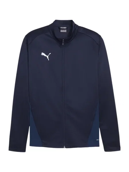 PUMA Jachetă de trening Team Goal albastru marin / bleumarin alb
