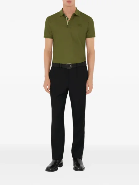 Polo majica Burberry zelena