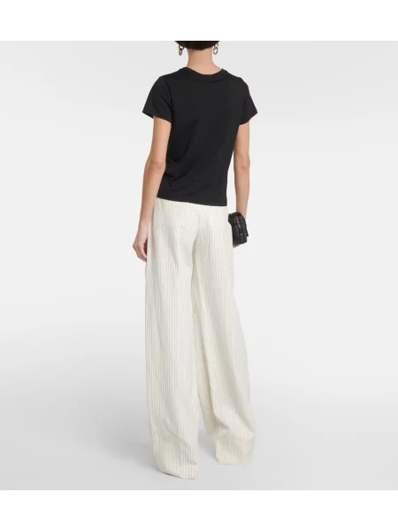 Tricou Frame din jerseu negru