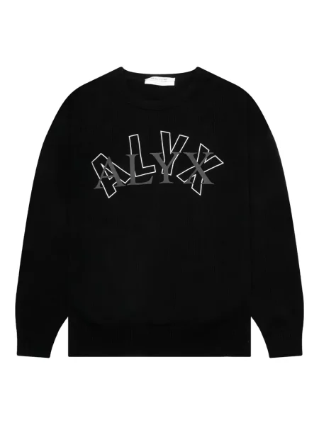 Pulover 1017 Alyx 9sm cu decolteu rotund negru