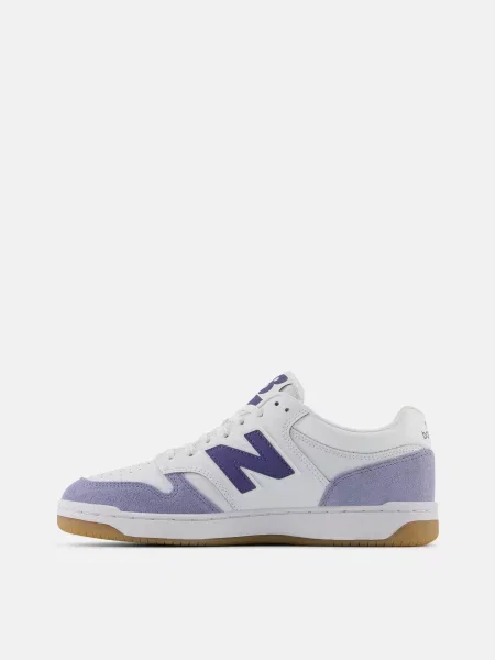 Кожаные кроссовки New Balance белые