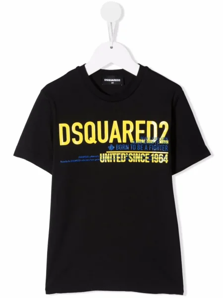 Koszulka dziecięca Dsquared2 czarna