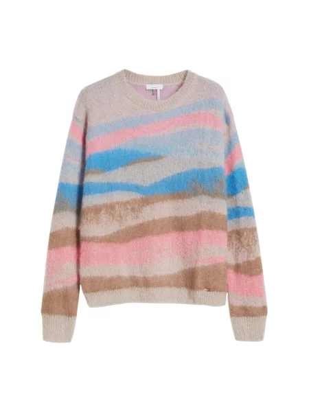 Sweter Cinque wełniany beżowy