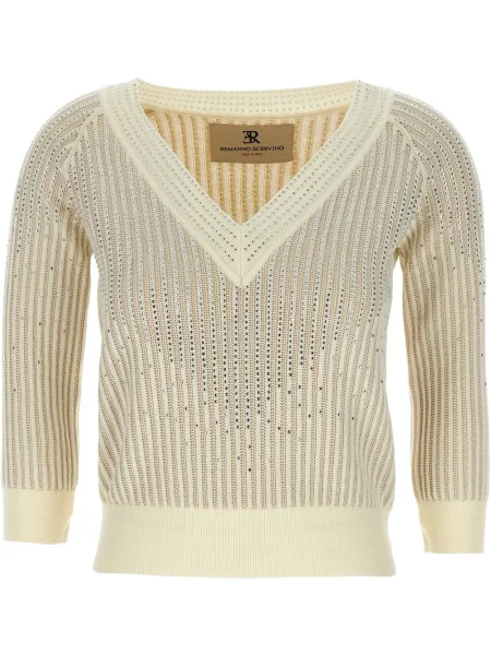 Pulover Ermanno Scervino alb