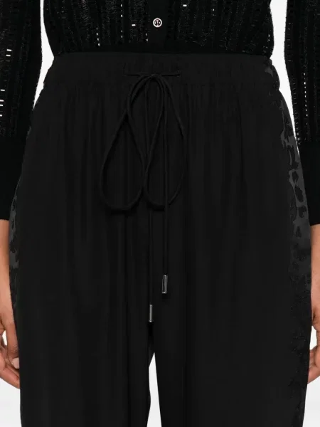 Pantaloni Ermanno Scervino din dantelă negru